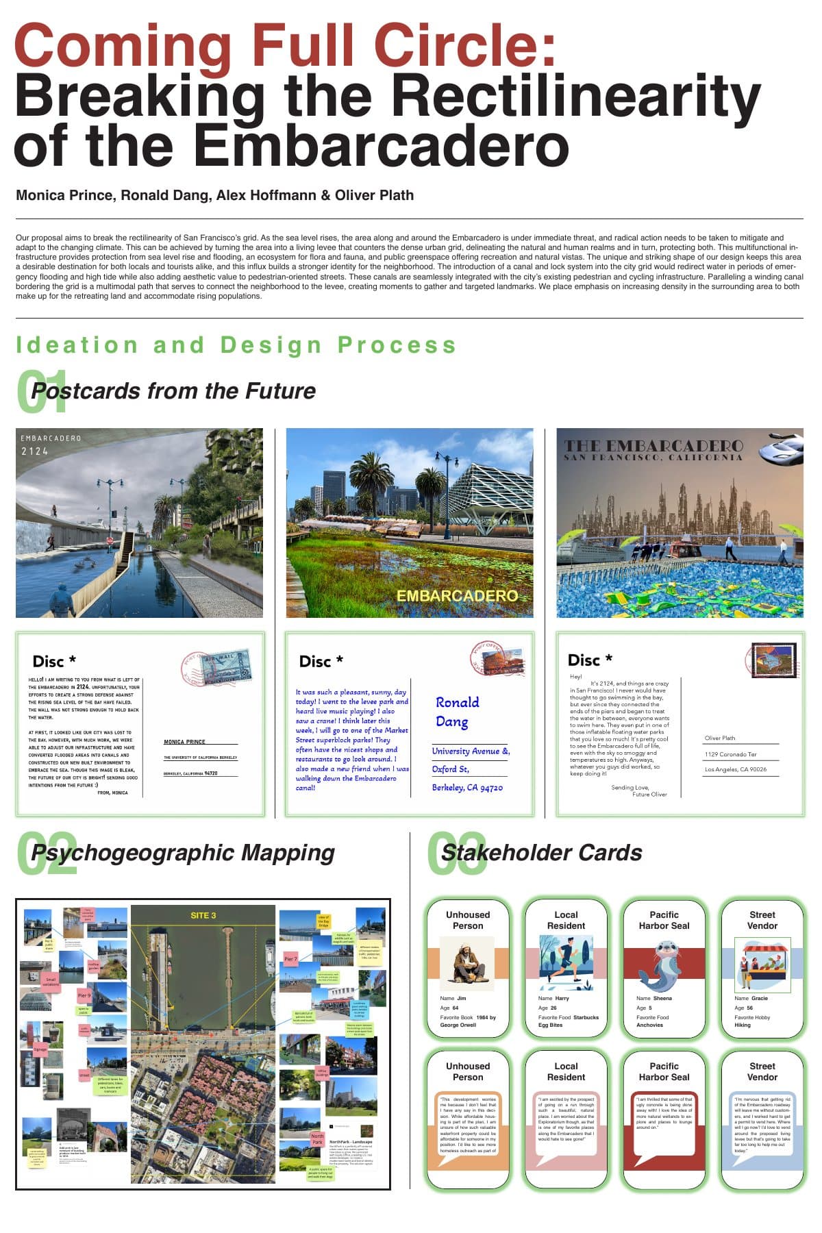 First page of Coming Full Circle: Breaking the Rectilinearity of the Embarcadero.
